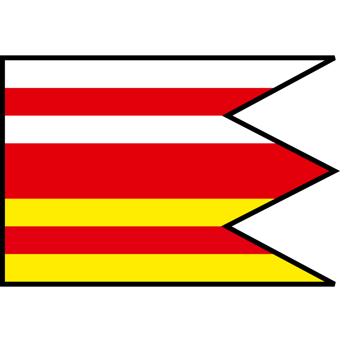 Flag of Turňa nad Bodvou, Region of Košice