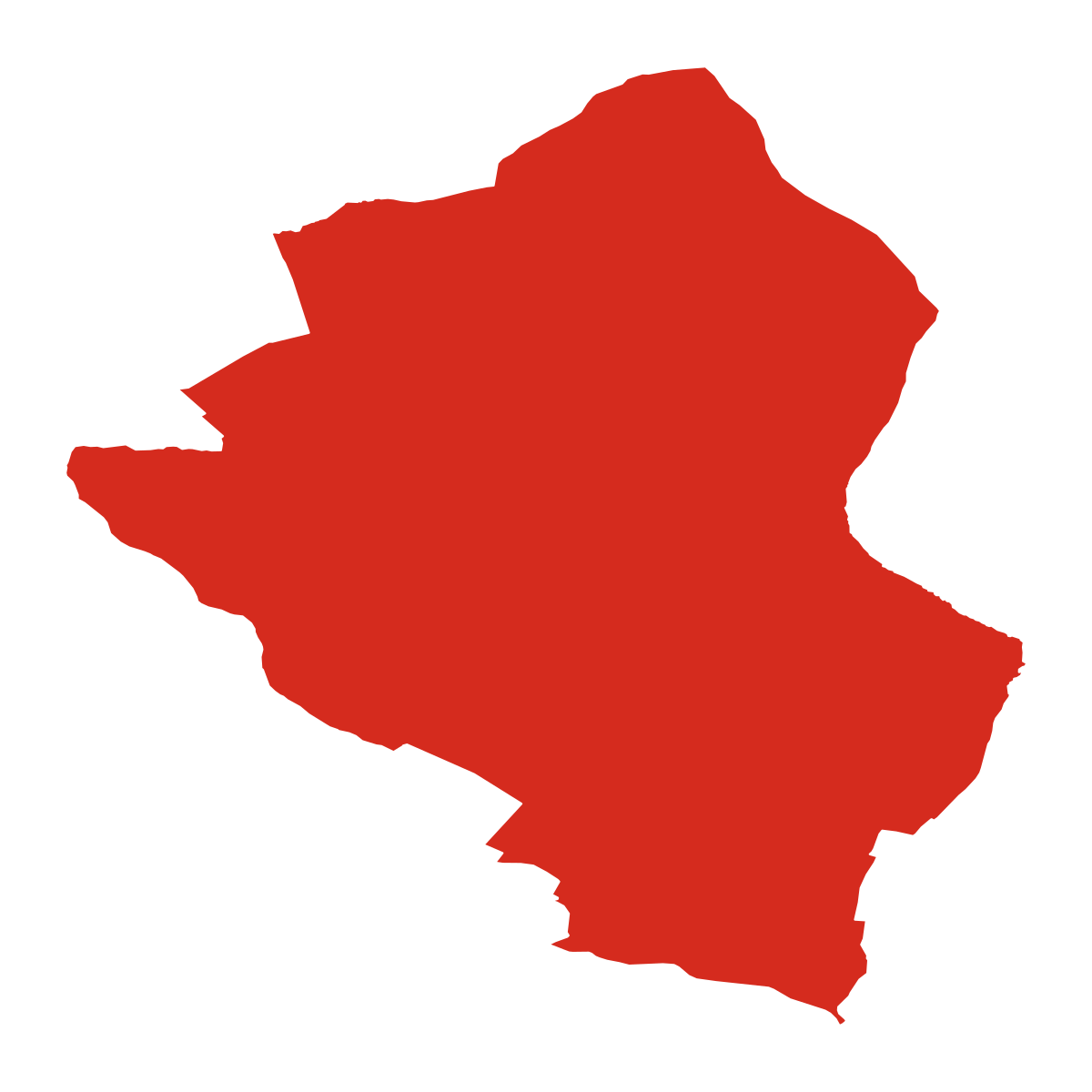 Uhorské city boundary