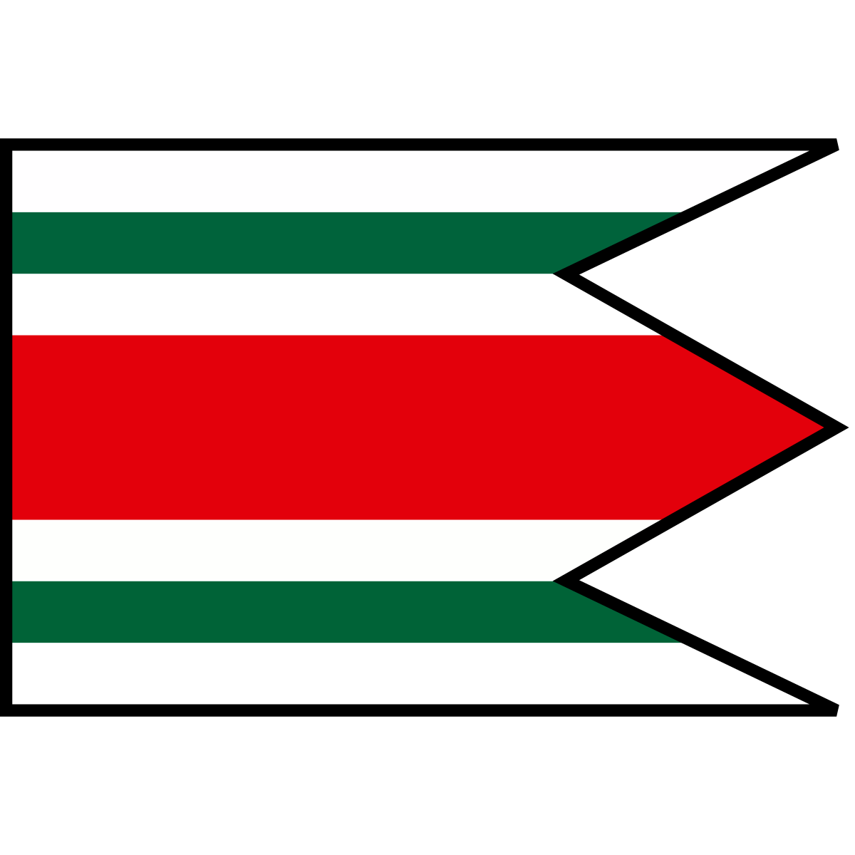 Flag of Uhorské, Region of Banská Bystrica