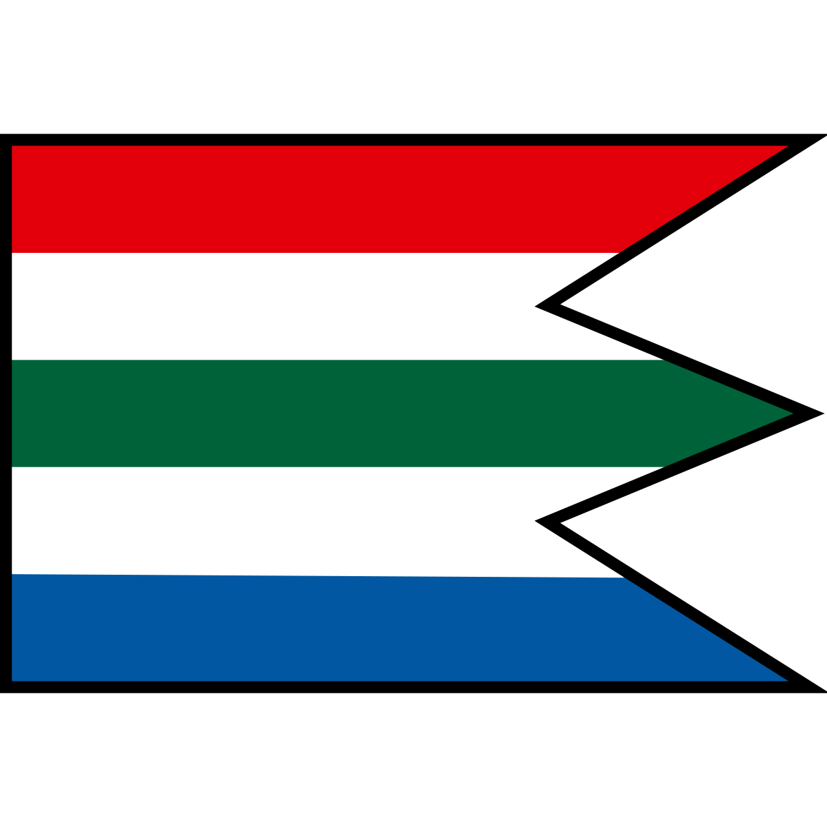 Flag of Uhrovské Podhradie, Region of Trenčín