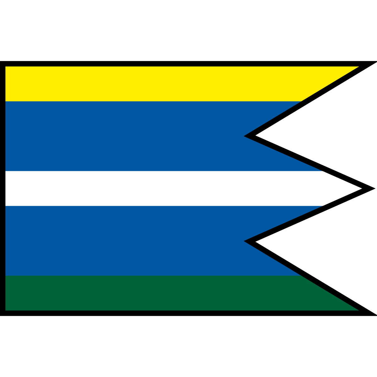Flag of Upohlav, Region of Trenčín