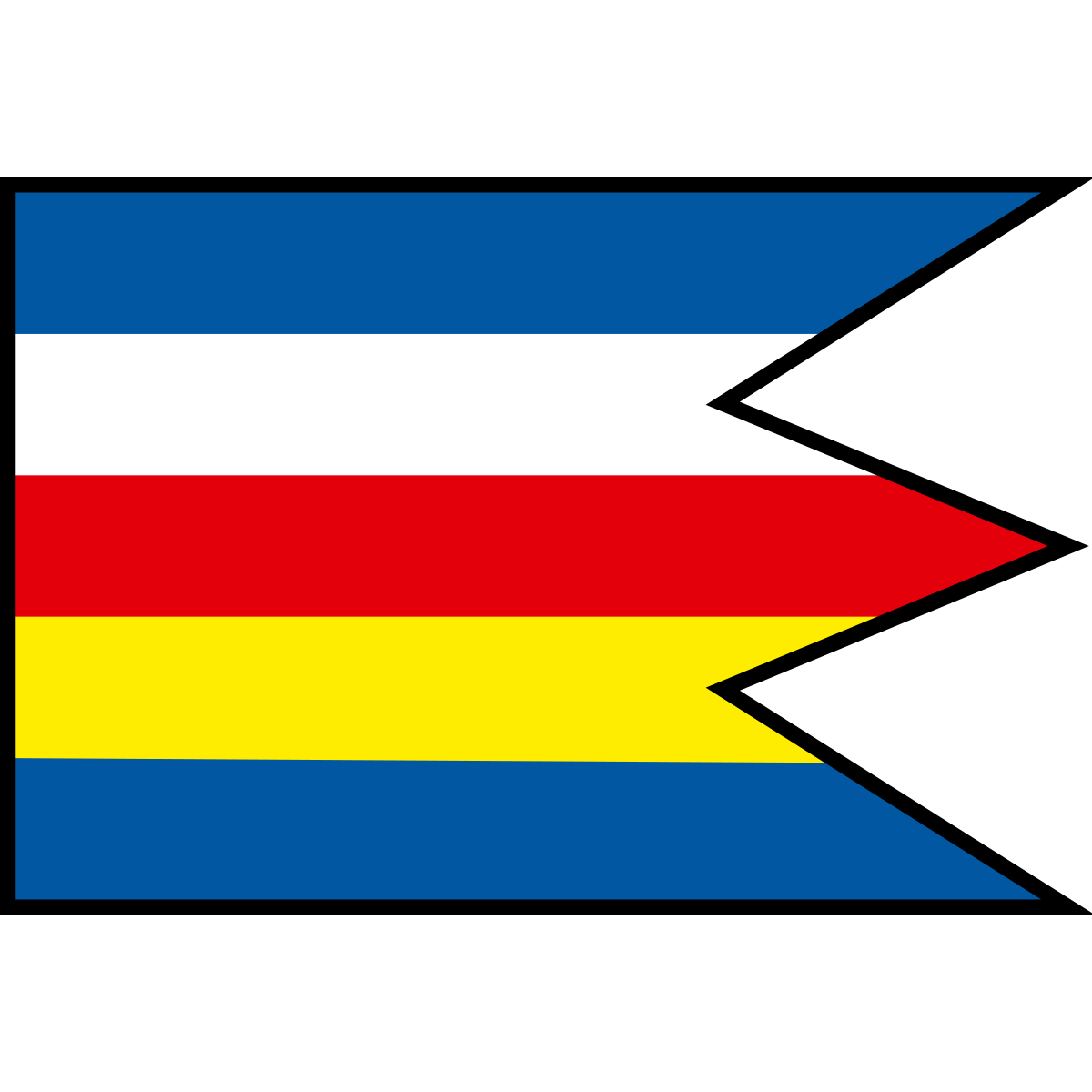 Vlajka mesta Uzovské Pekľany, Prešovský kraj