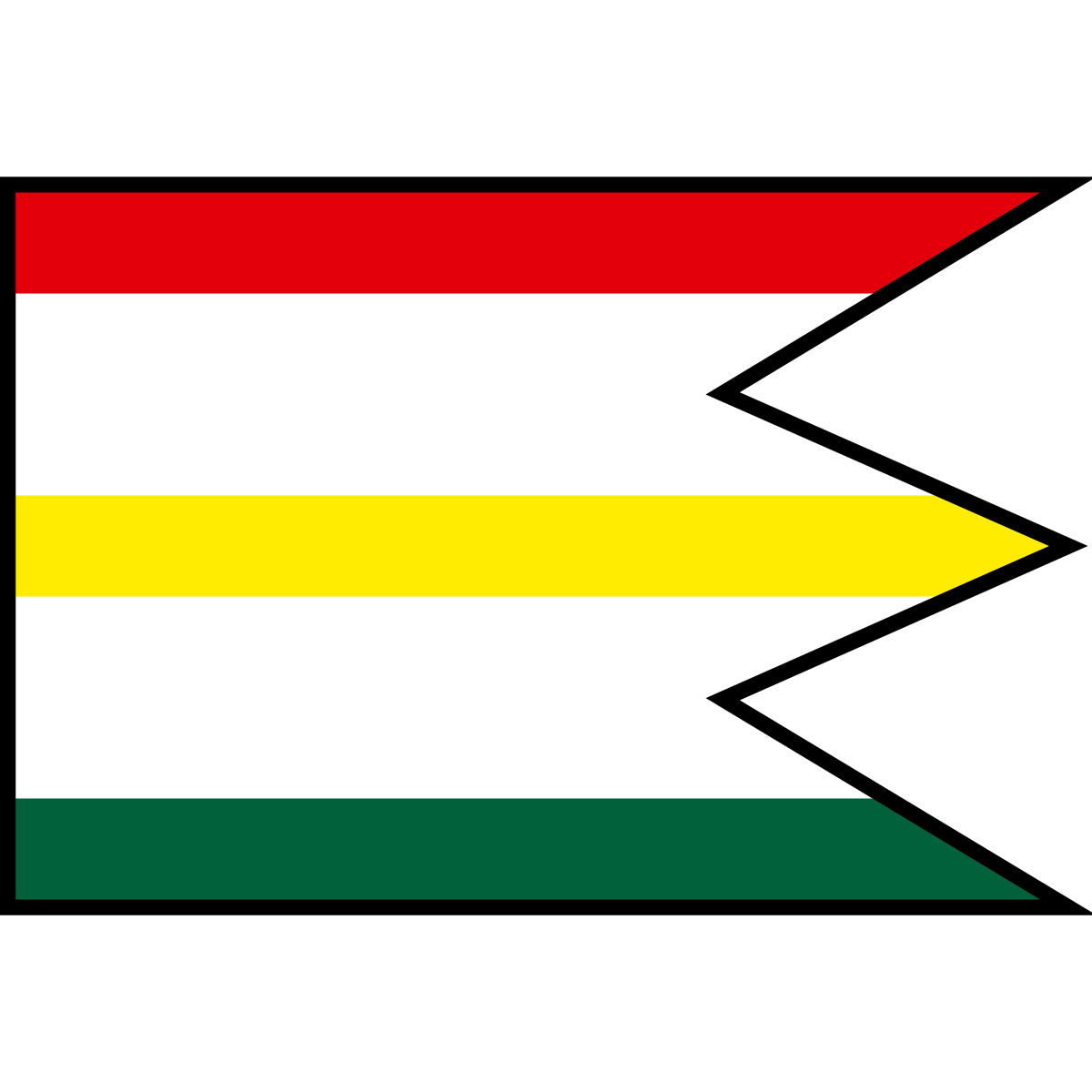Flag of Vagrinec, Region of Prešov