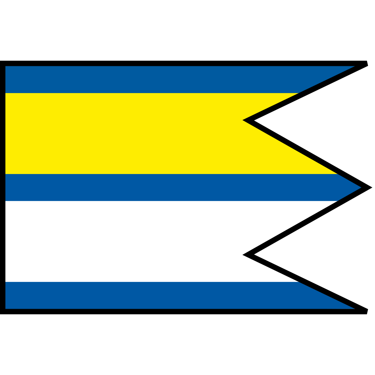 Flag of Váhovce, Region of Trnava