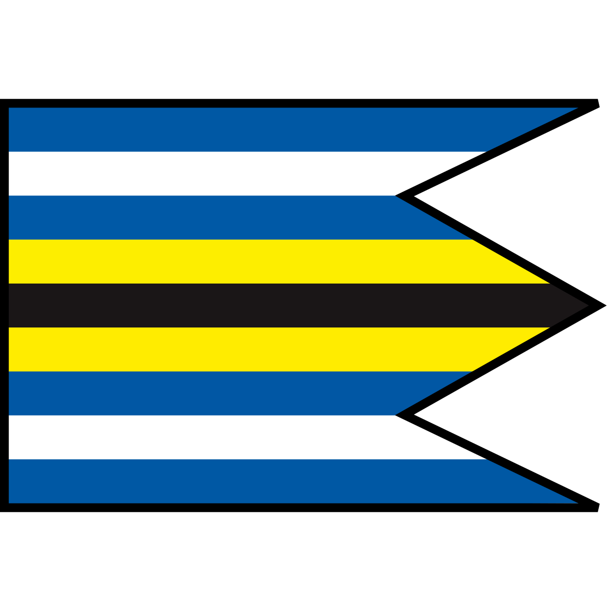 Flag of Vajkovce, Region of Košice