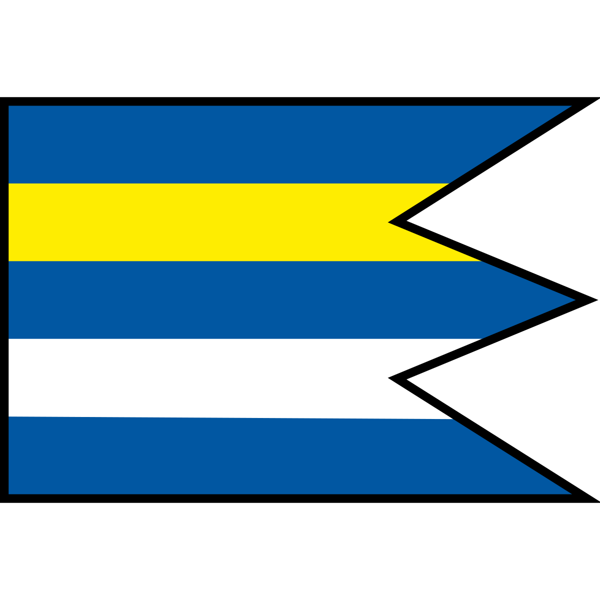 Flag of Valča, Region of Žilina