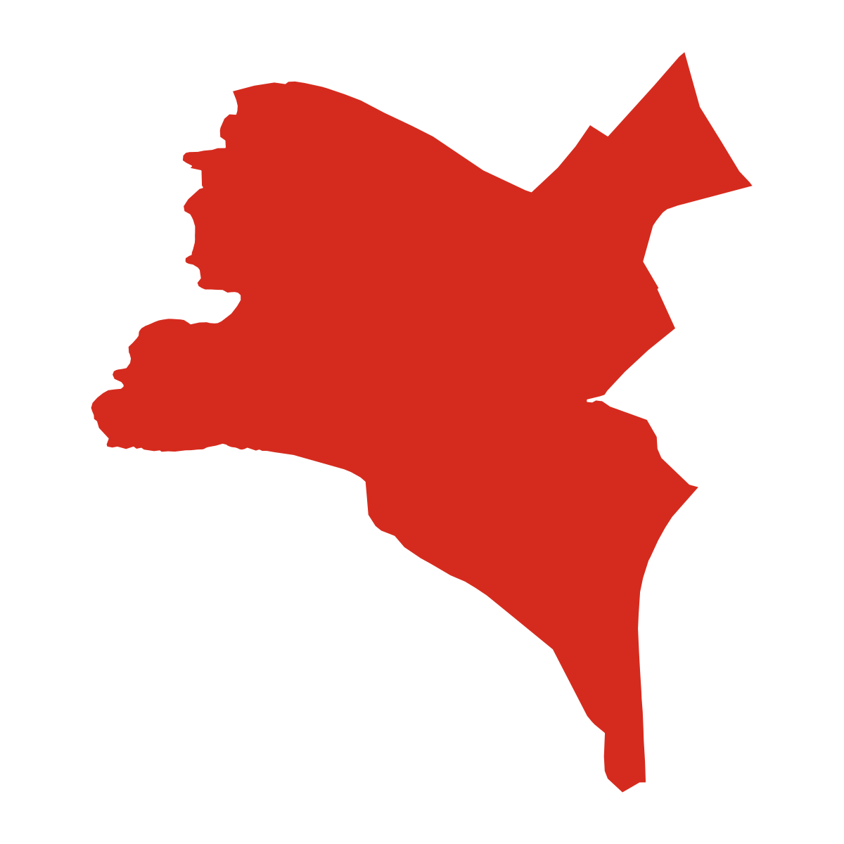 Valentová city boundary