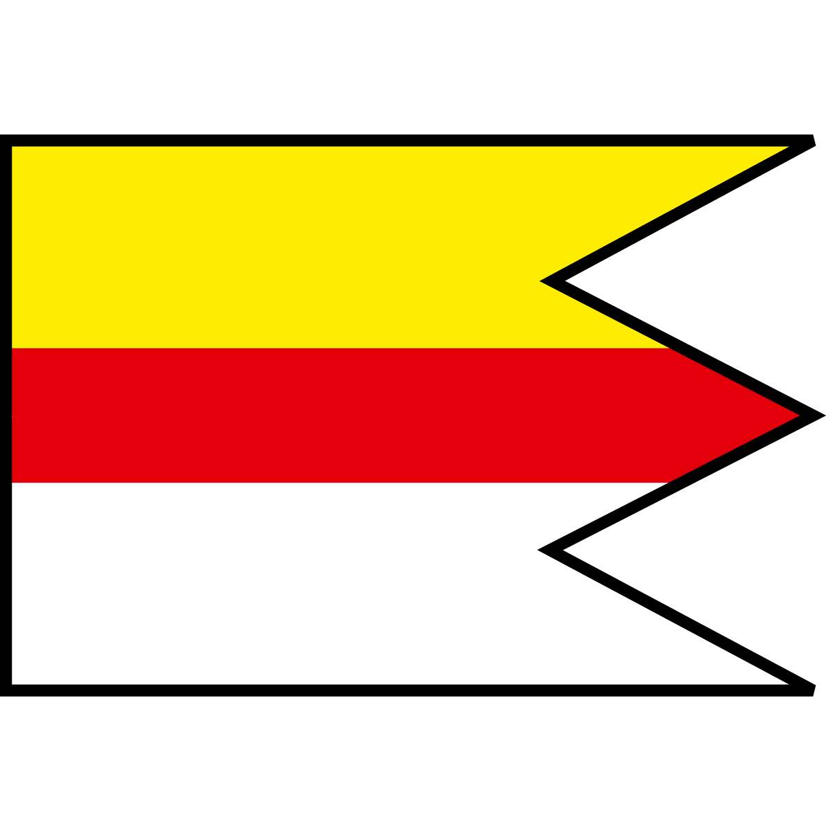 Flag of Vaľkovňa, Region of Banská Bystrica