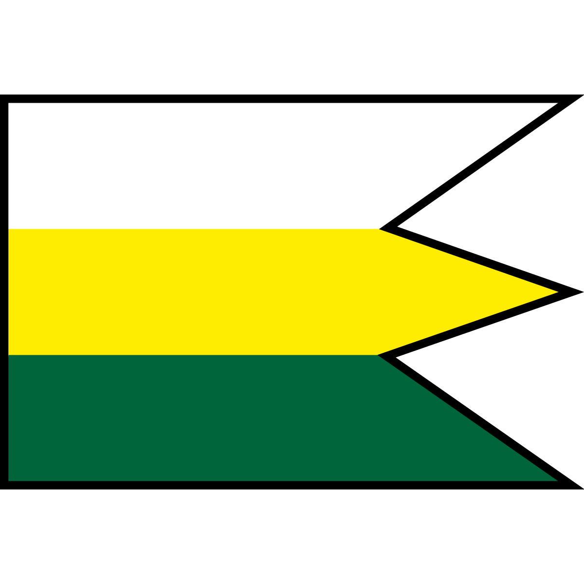 Flag of Vaňovka, Region of Žilina