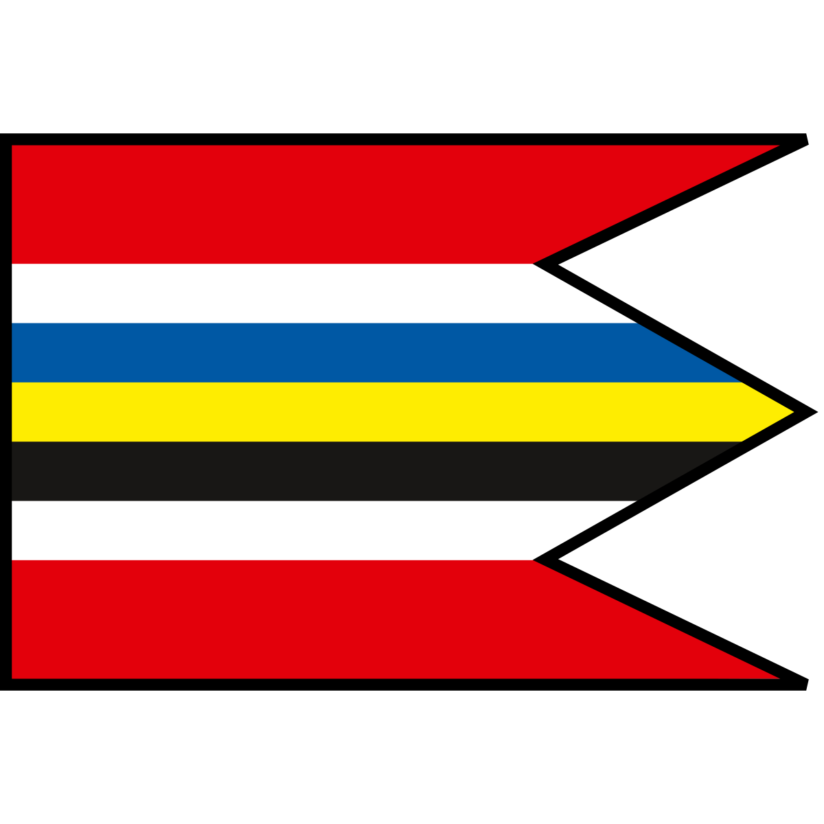 Flag of Varadka, Region of Prešov