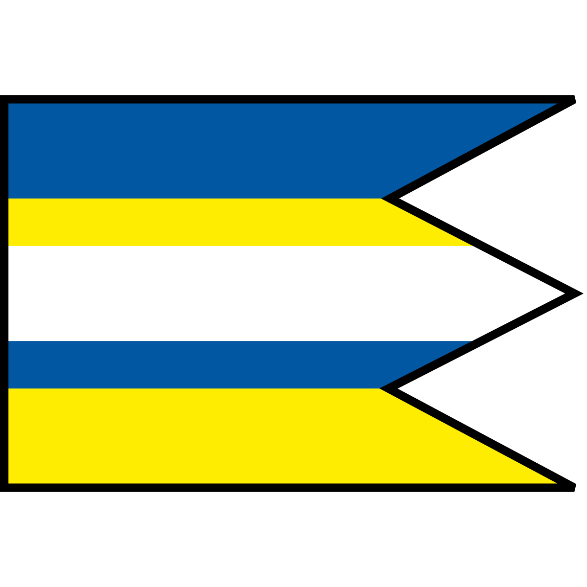 Flag of Vátovce, Region of Banská Bystrica