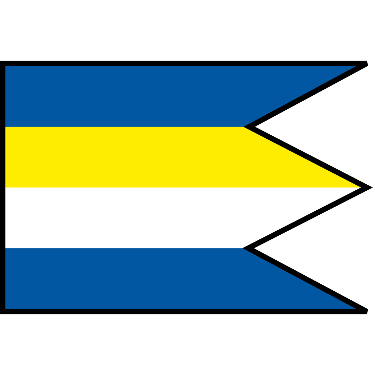 Flag of Vavrečka, Region of Žilina