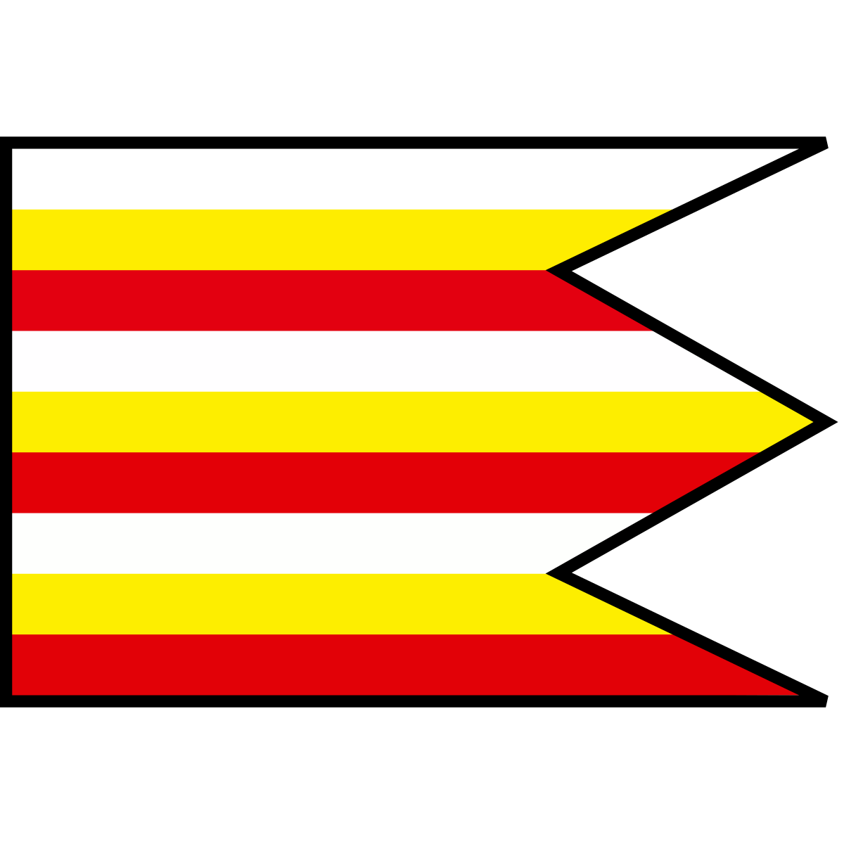 Flag of Včeláre, Region of Košice