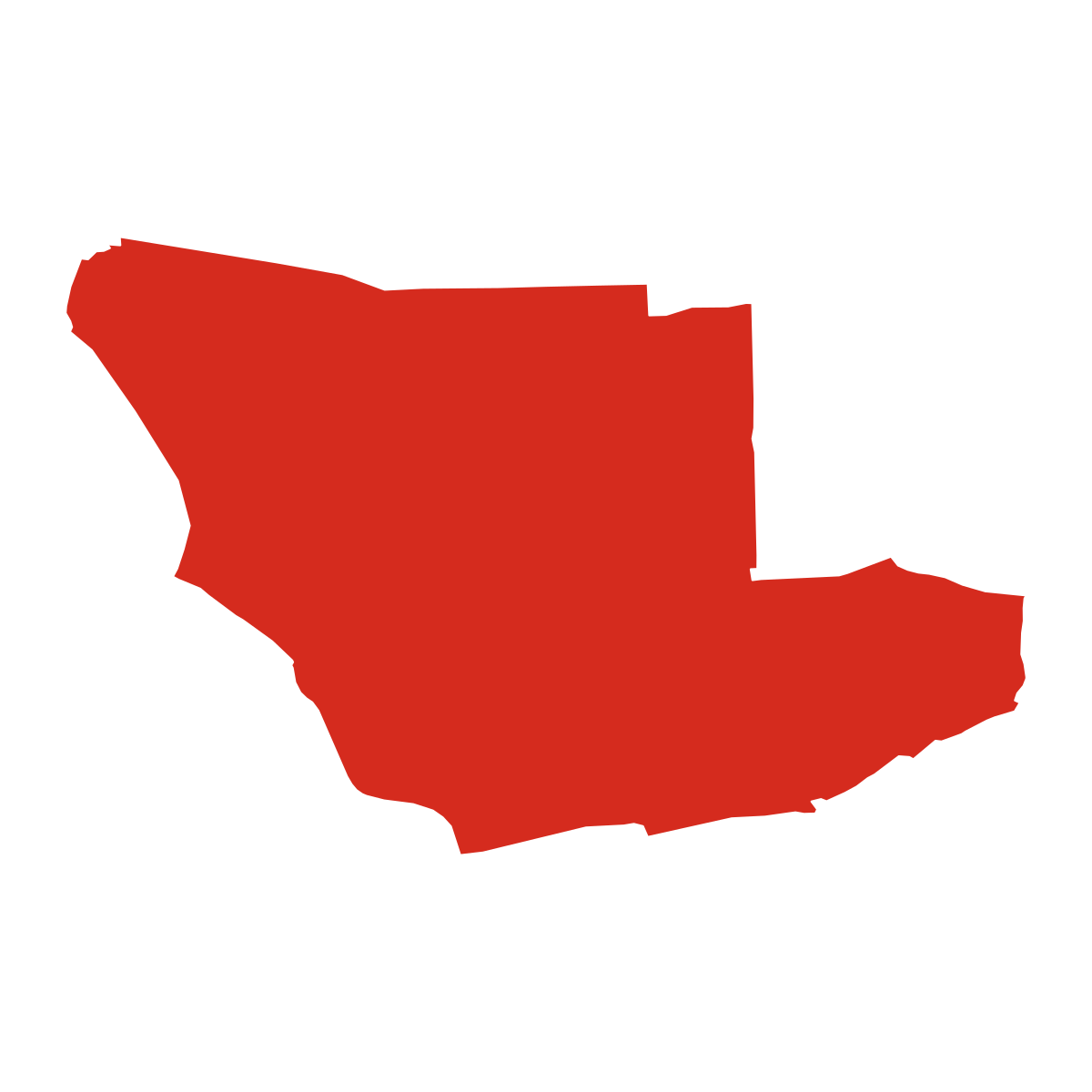 Včelince city boundary