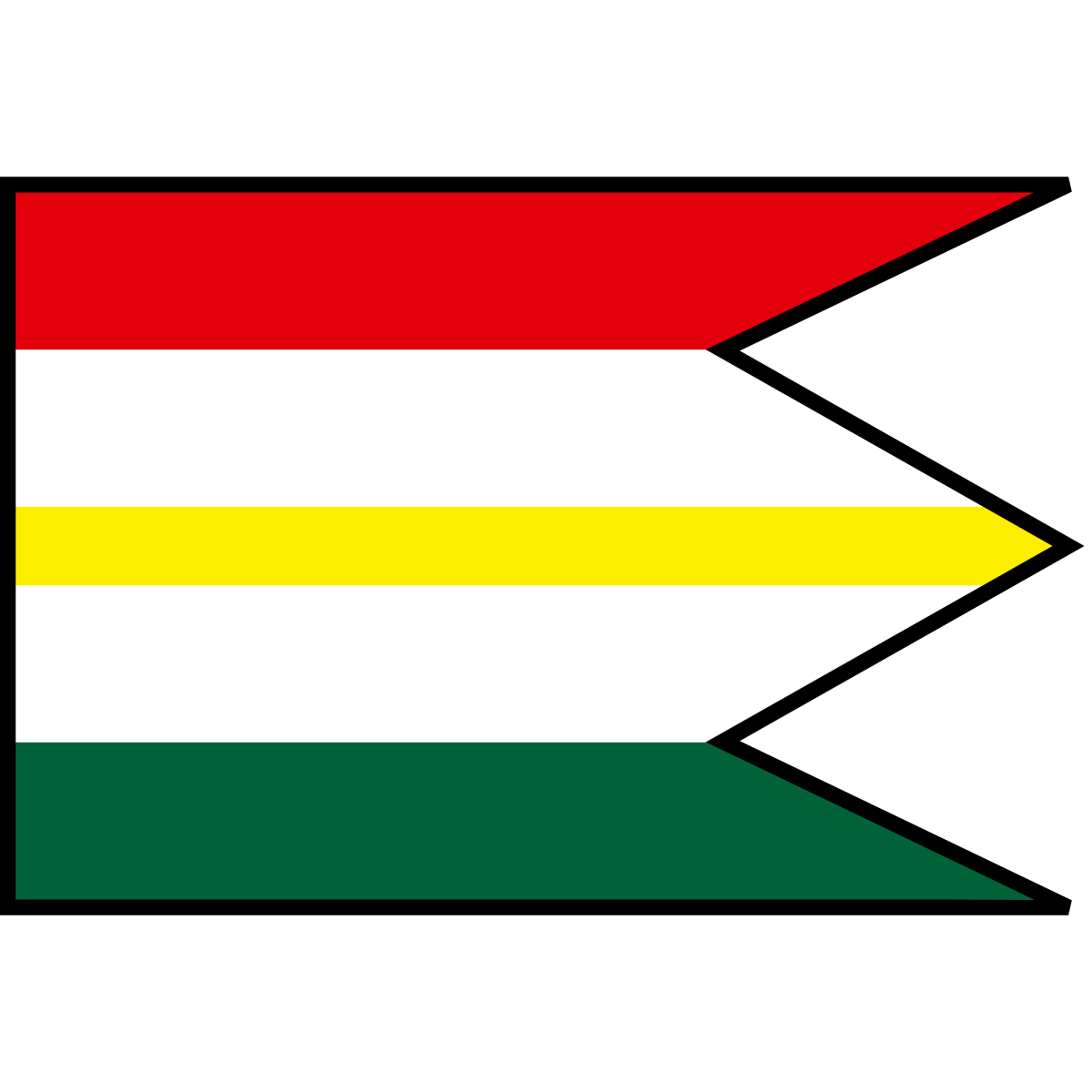 Flag of Včelince, Region of Banská Bystrica