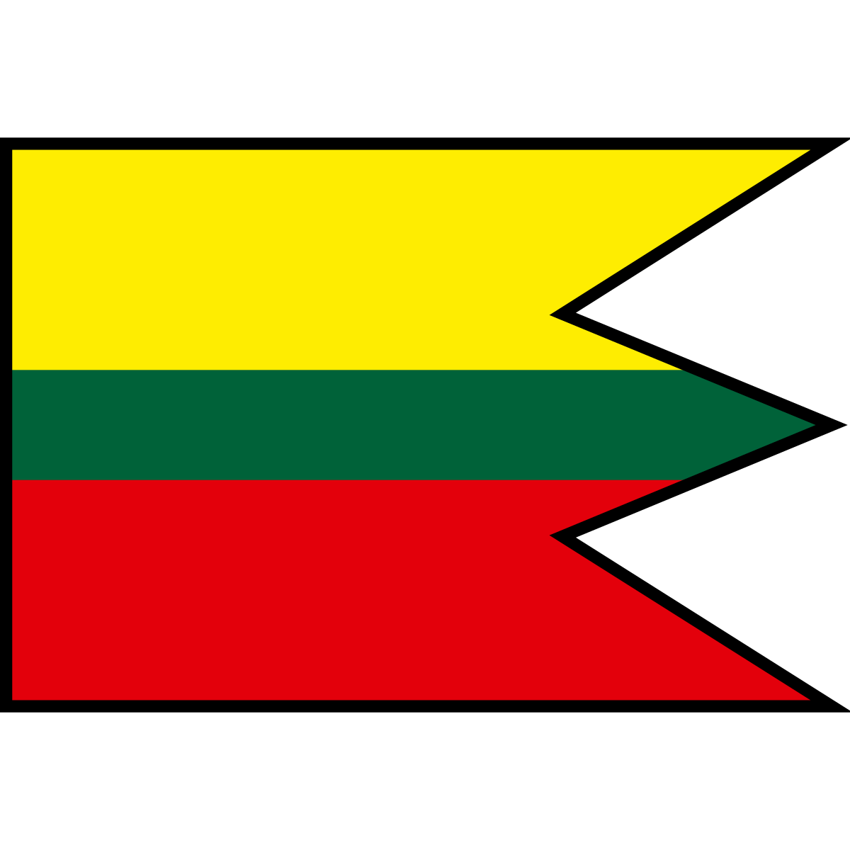 Flag of Veľká Lehota, Region of Banská Bystrica