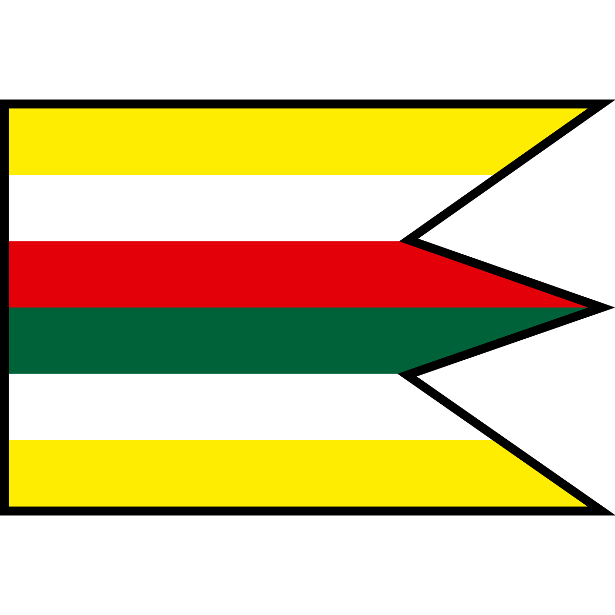 Flag of Veľké Blahovo, Region of Trnava