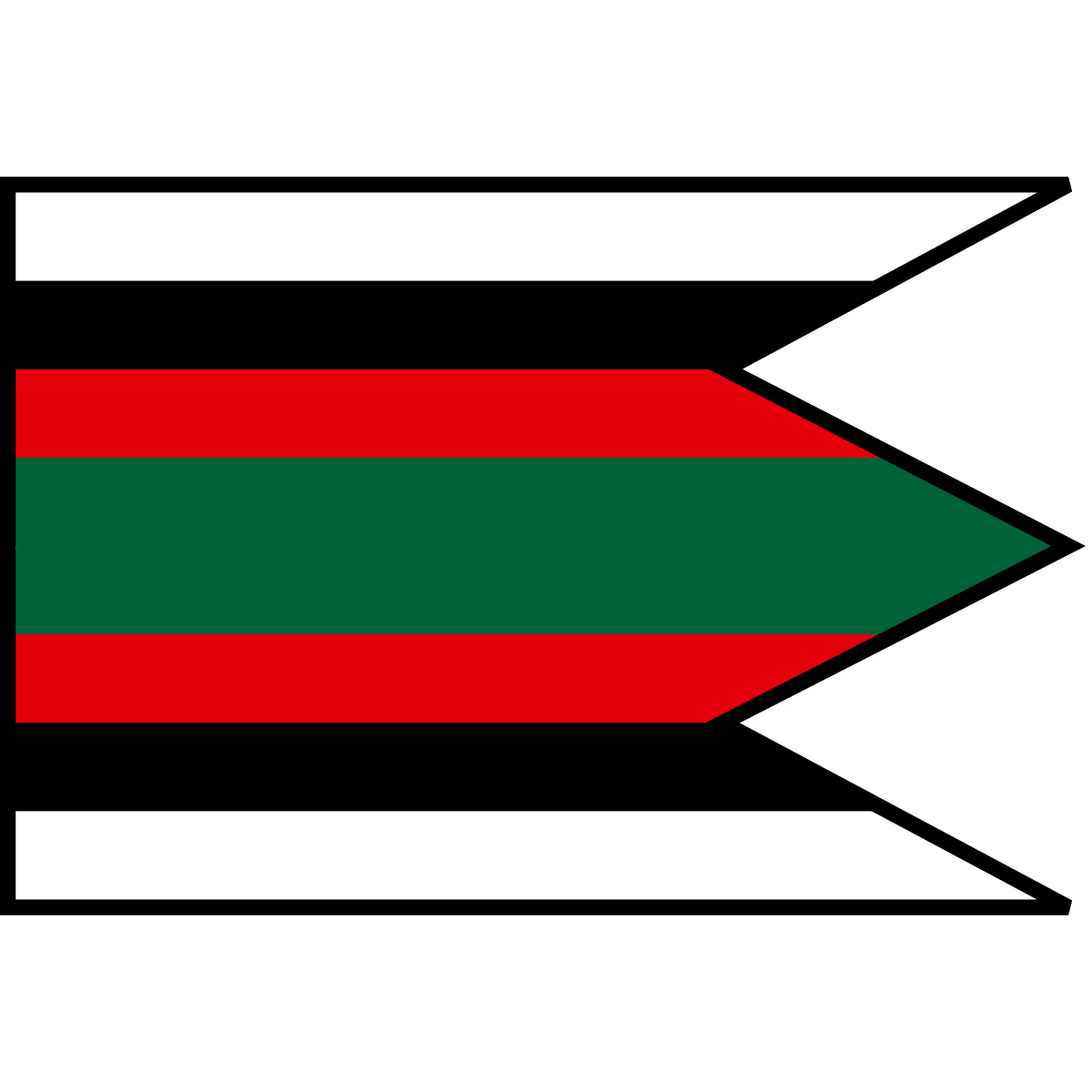 Flag of Veľké Borové, Region of Žilina