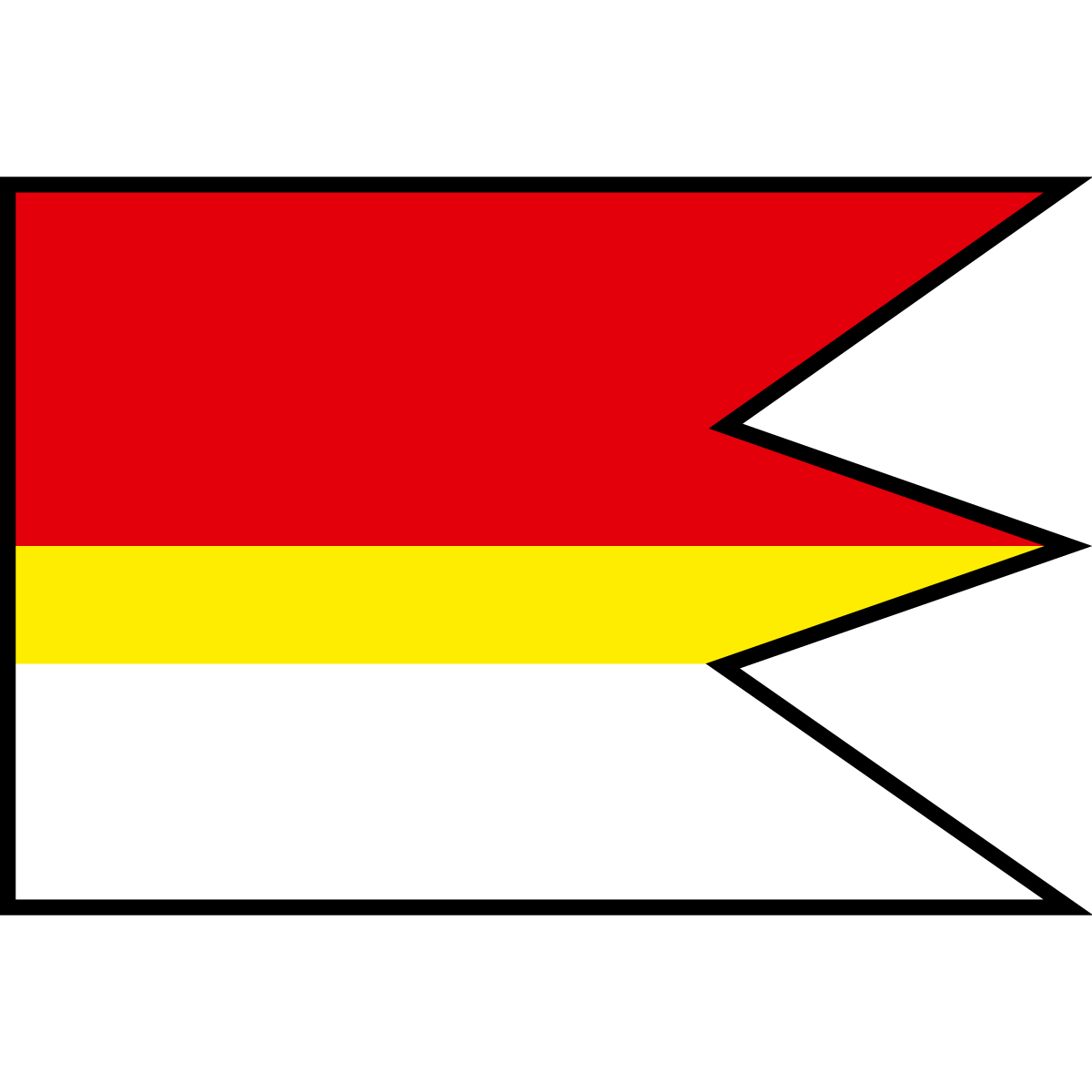 Flag of Veľké Dáľovce, Region of Banská Bystrica