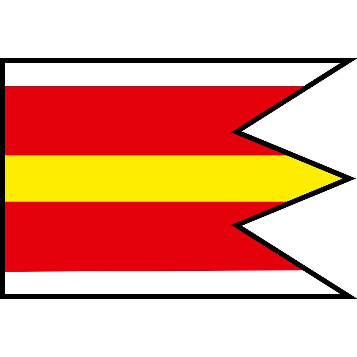 Flag of Veľké Dvorany, Region of Nitra
