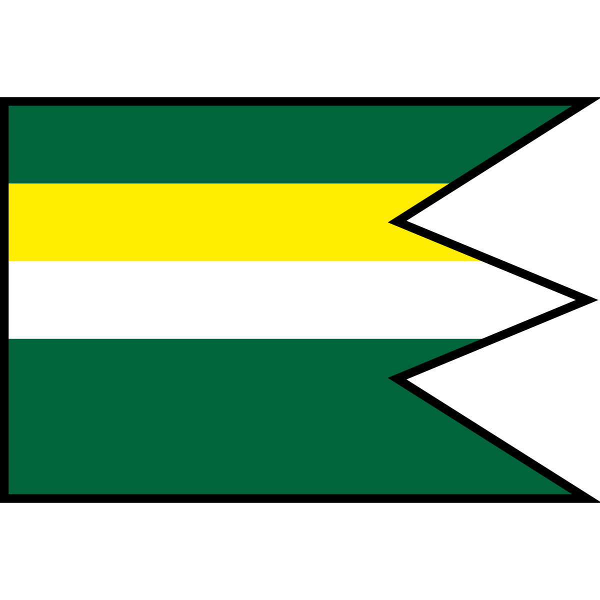 Flag of Veľké Hoste, Region of Trenčín