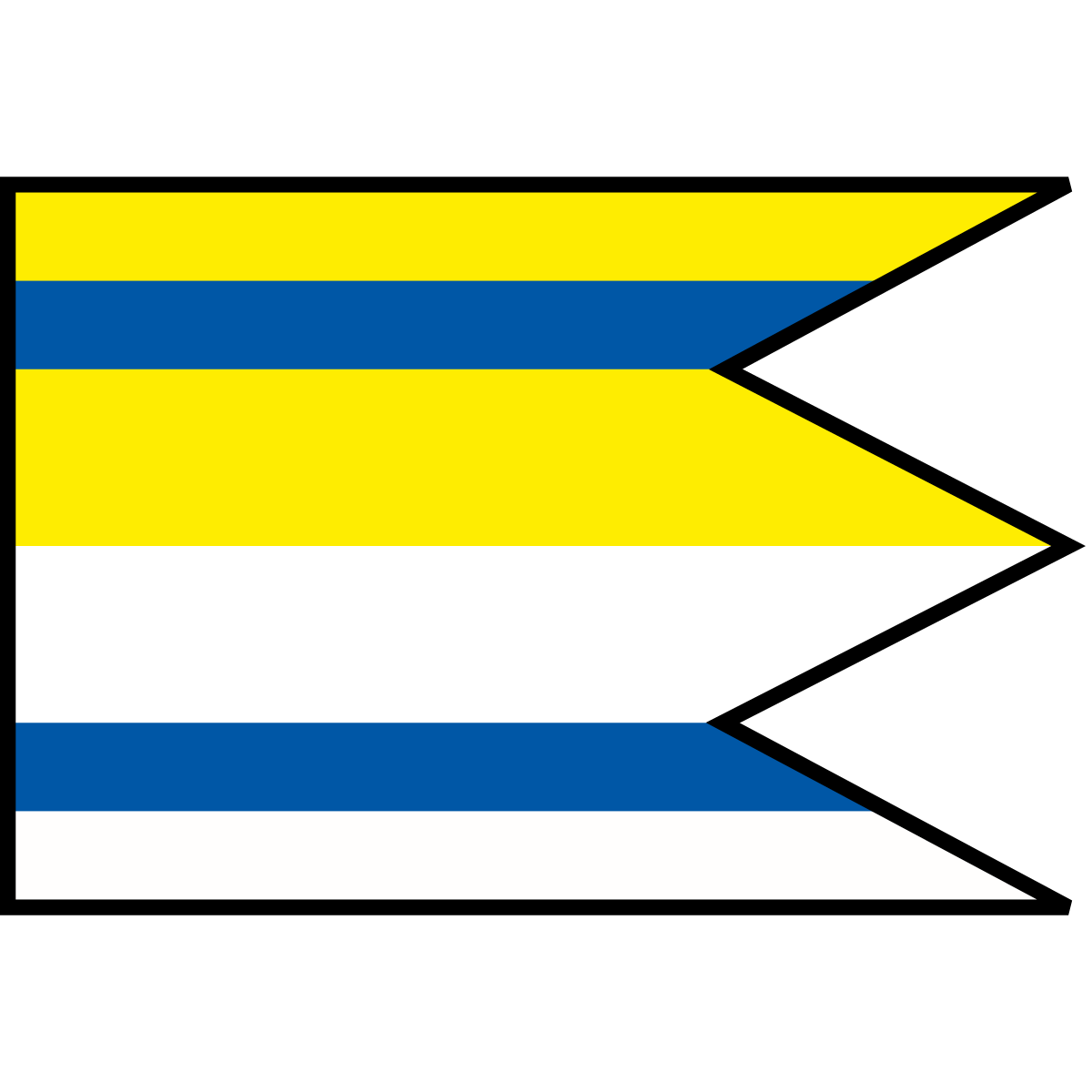 Flag of Veľké Kozmálovce, Region of Nitra