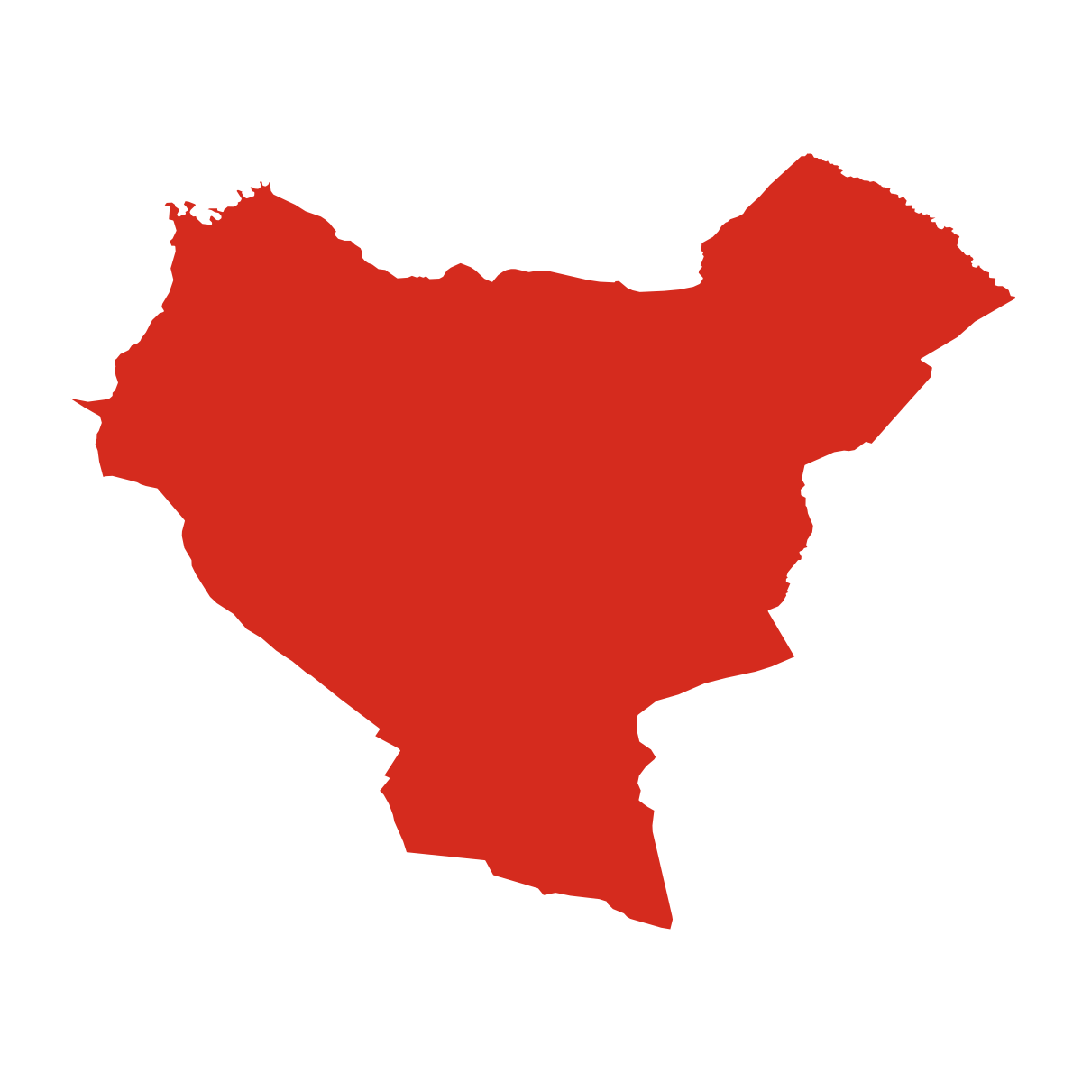 Veľké Zlievce city boundary