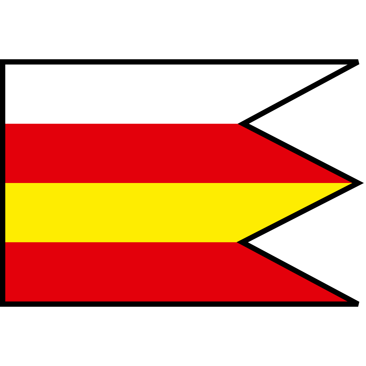 Flag of Veľký Biel, Region of Bratislava