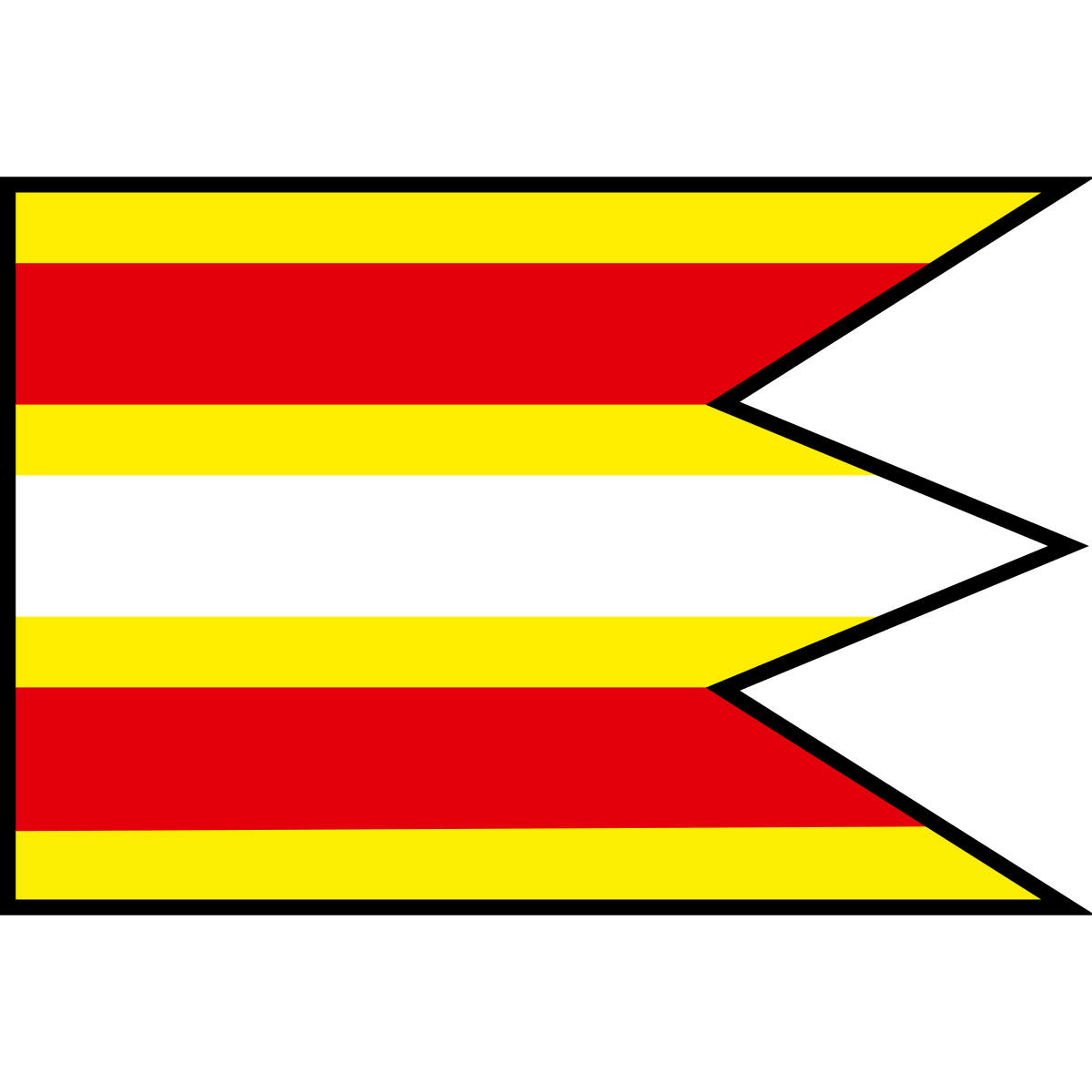 Flag of Veľký Čepčín, Region of Žilina