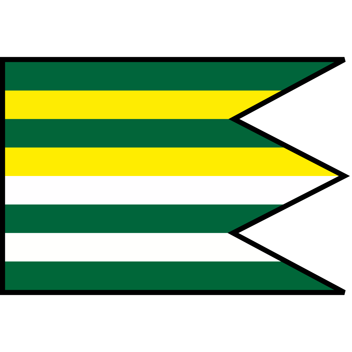Flag of Veľký Kýr, Region of Nitra