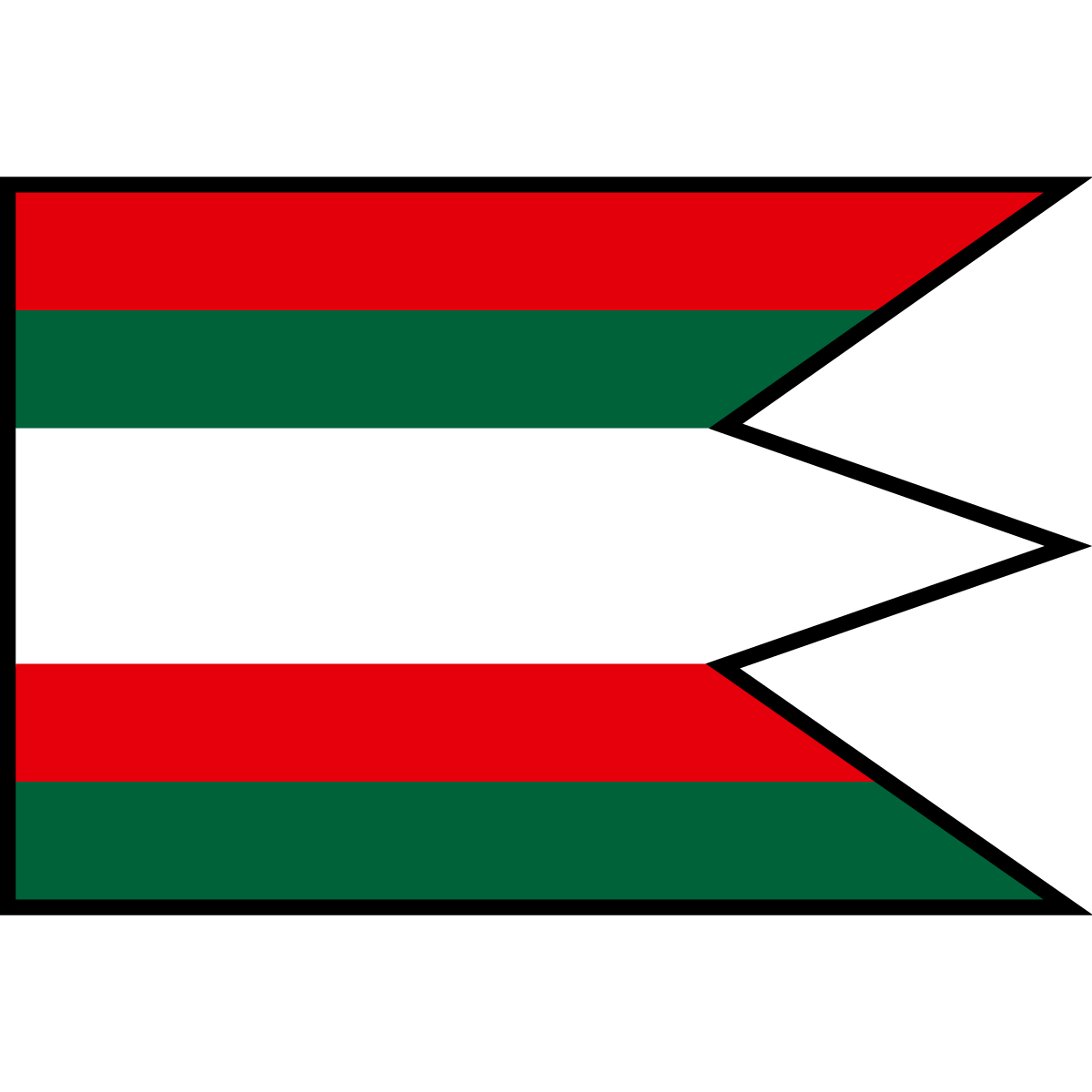 Flag of Veľký Lipník, Region of Prešov