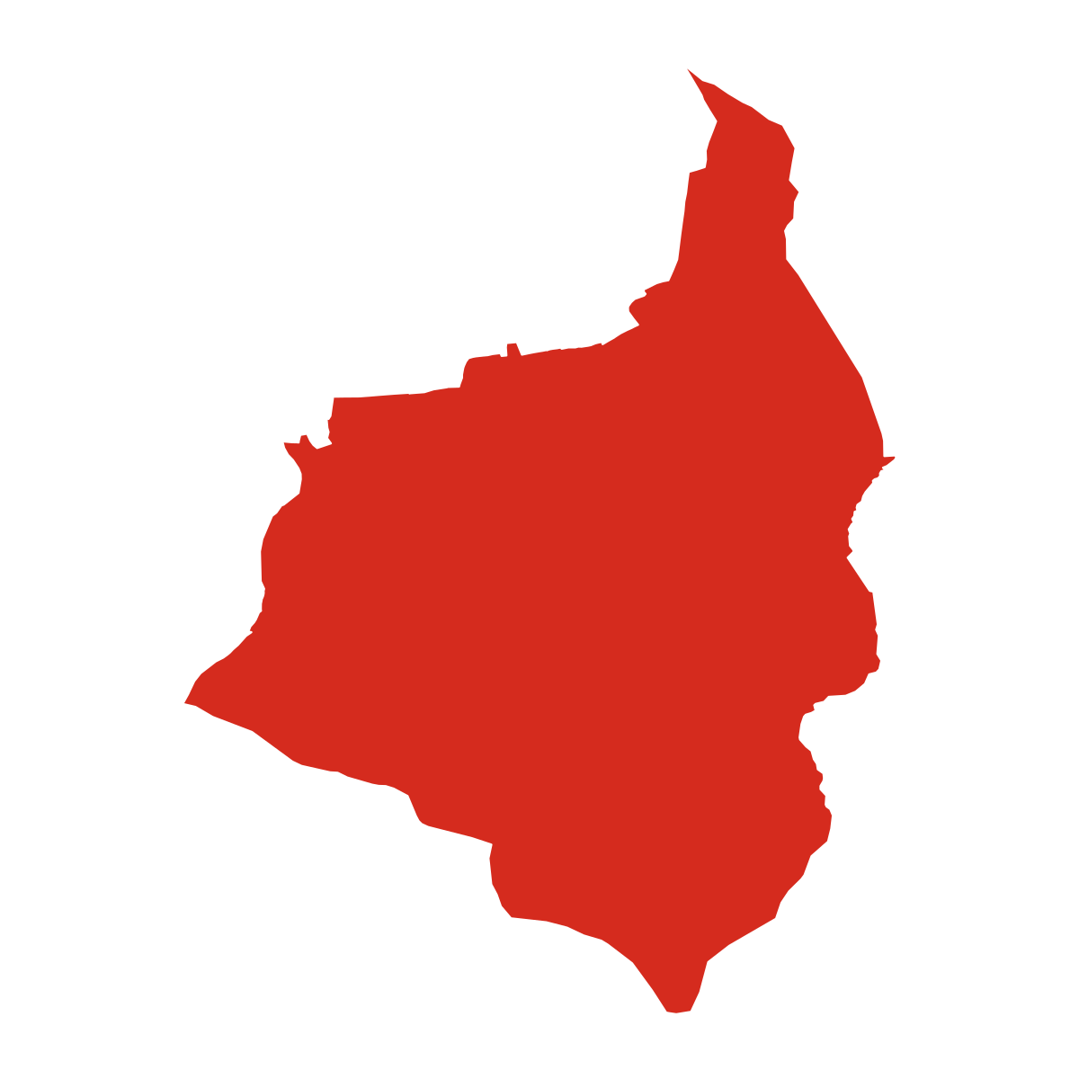 Veľký Lom city boundary