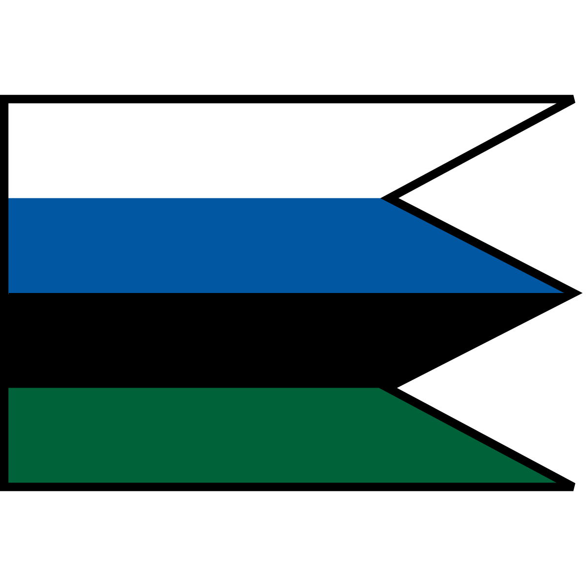 Flag of Veľký Slivník, Region of Prešov
