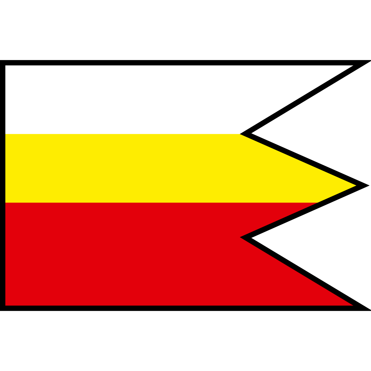 Flag of Veselé, Region of Trnava