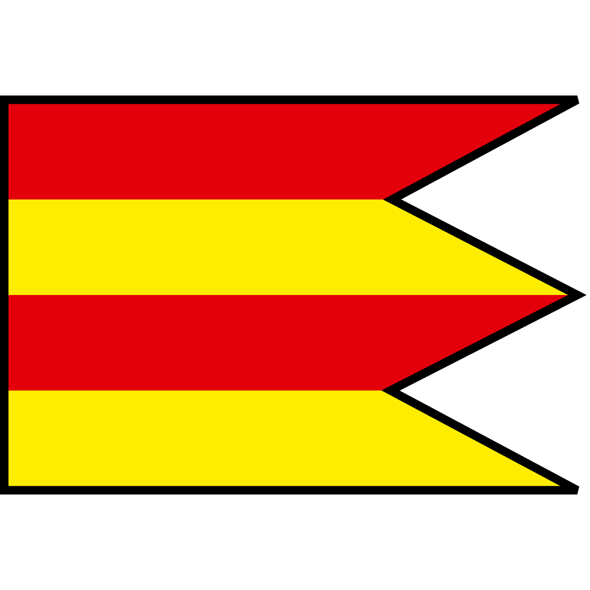 Flag of Vidiná, Region of Banská Bystrica