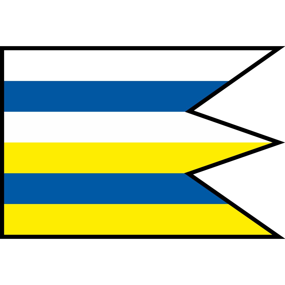 Flag of Vieska, Region of Banská Bystrica