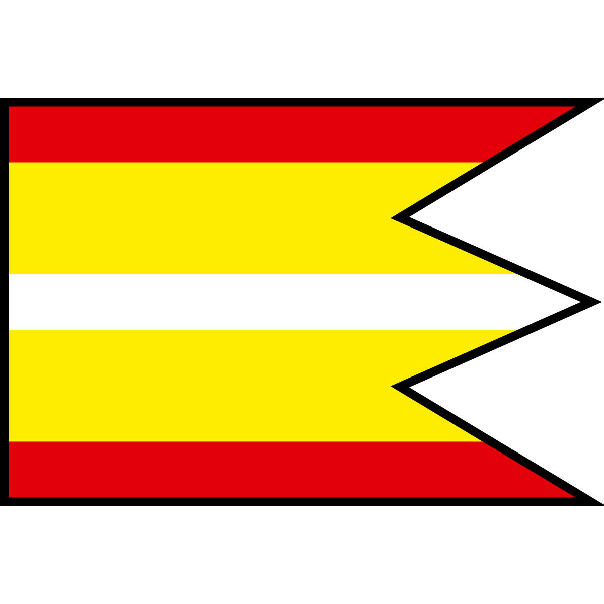 Flag of Vígľaš, Region of Banská Bystrica