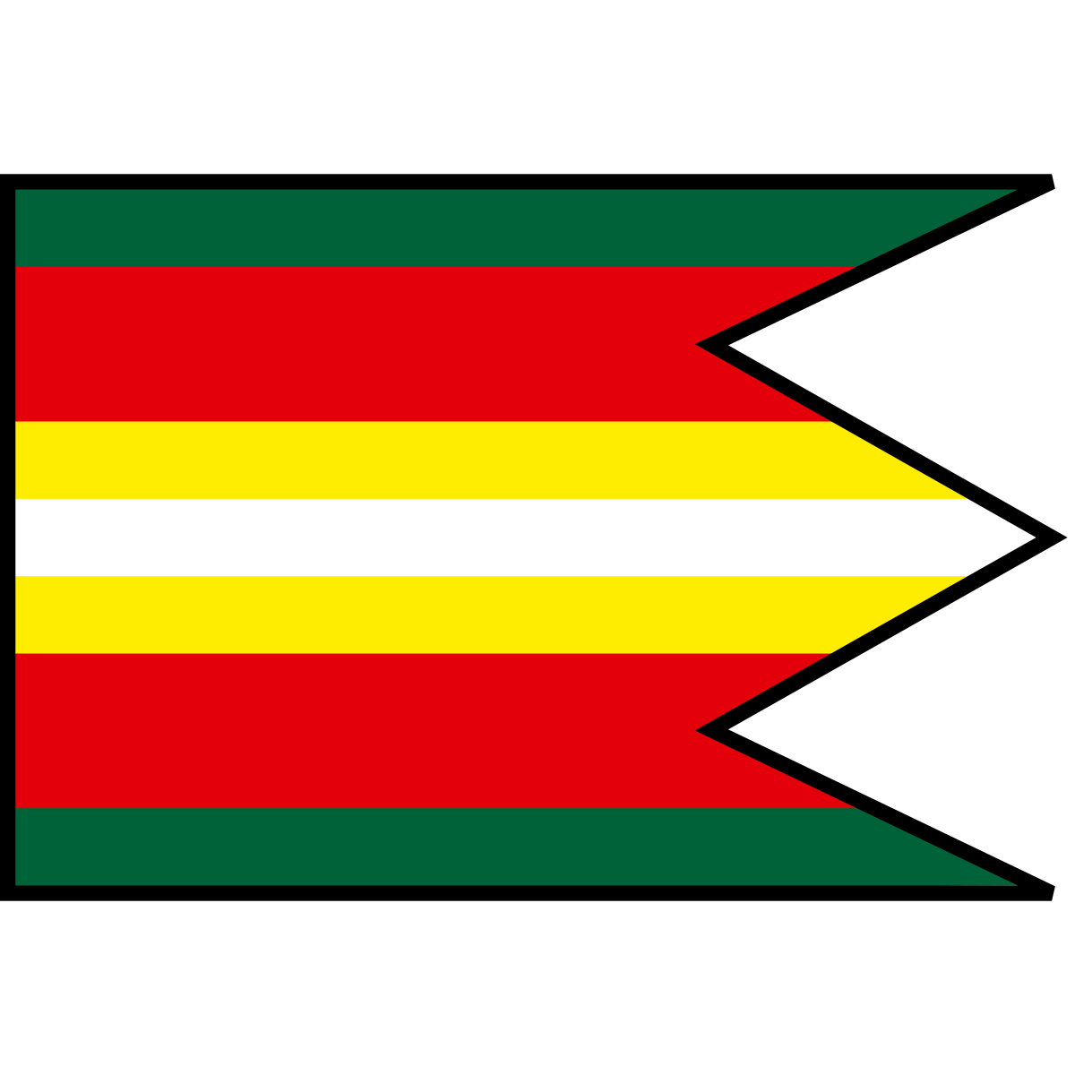 Flag of Viglašská huta, Region of Banská Bystrica