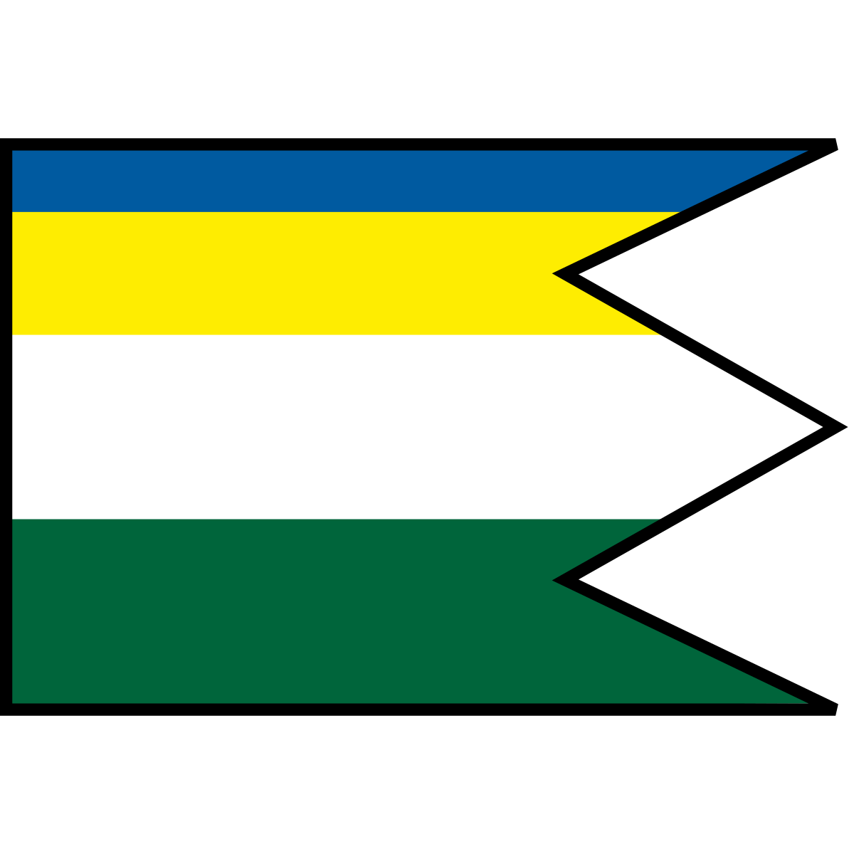 Flag of Vislanka, Region of Prešov