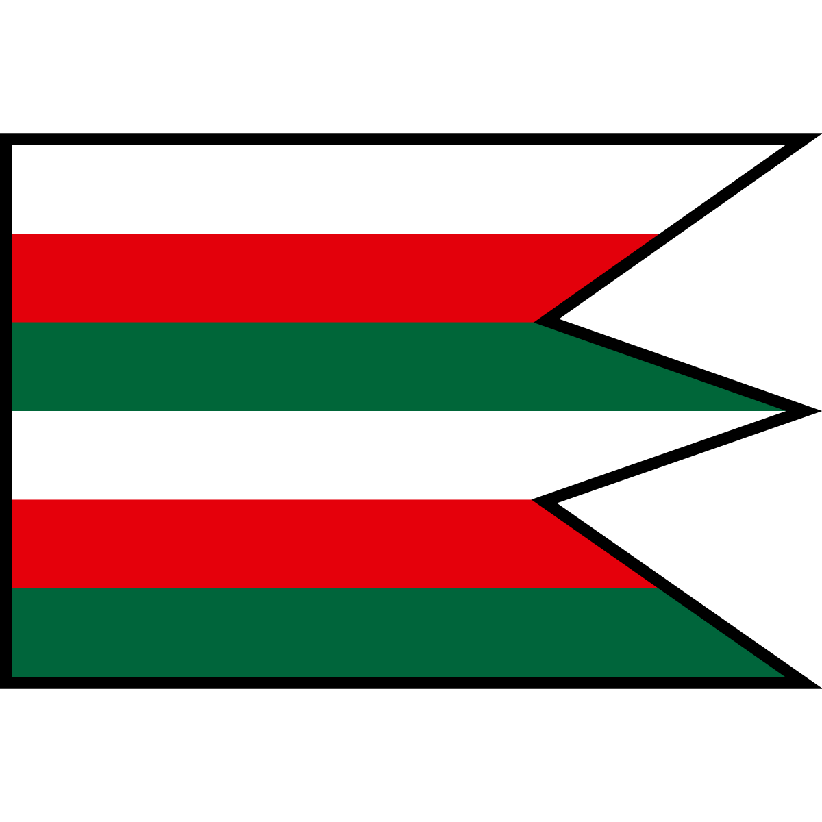 Flag of Višňov, Region of Košice