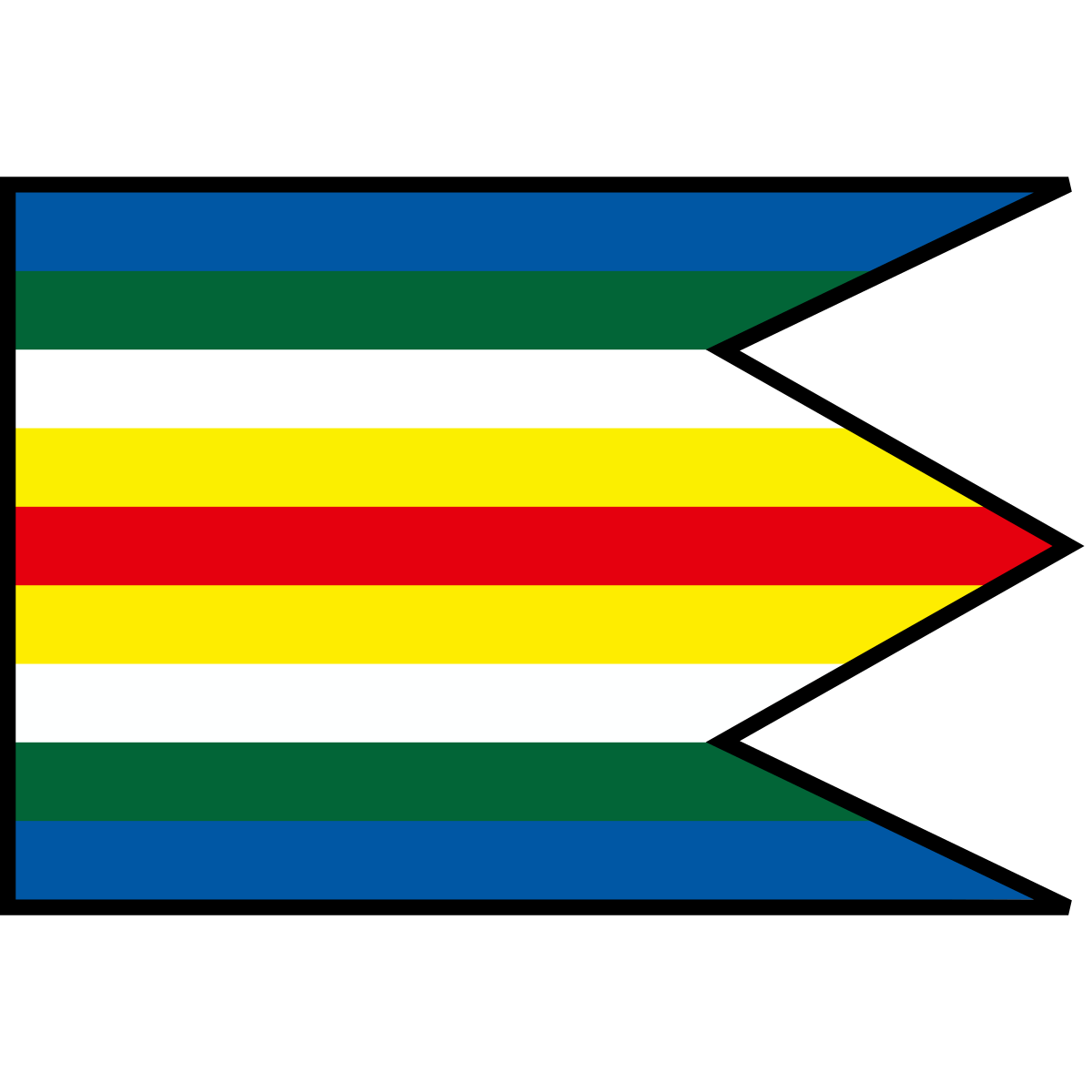 Flag of Víťaz, Region of Prešov