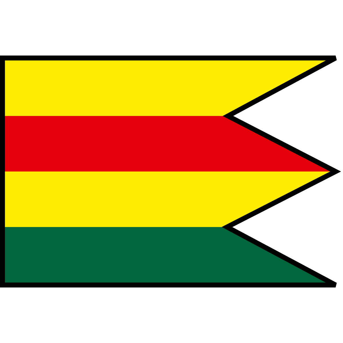 Flag of Vítkovce, Region of Košice