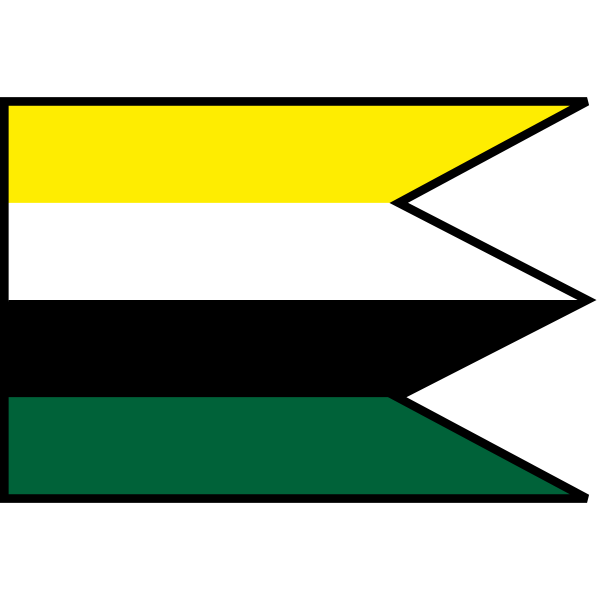 Flag of Vlčie Doly, Region of Prešov