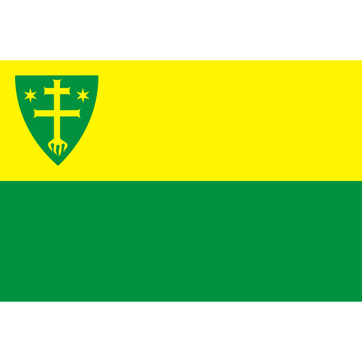 Flag of Vlčince, Region of Žilina