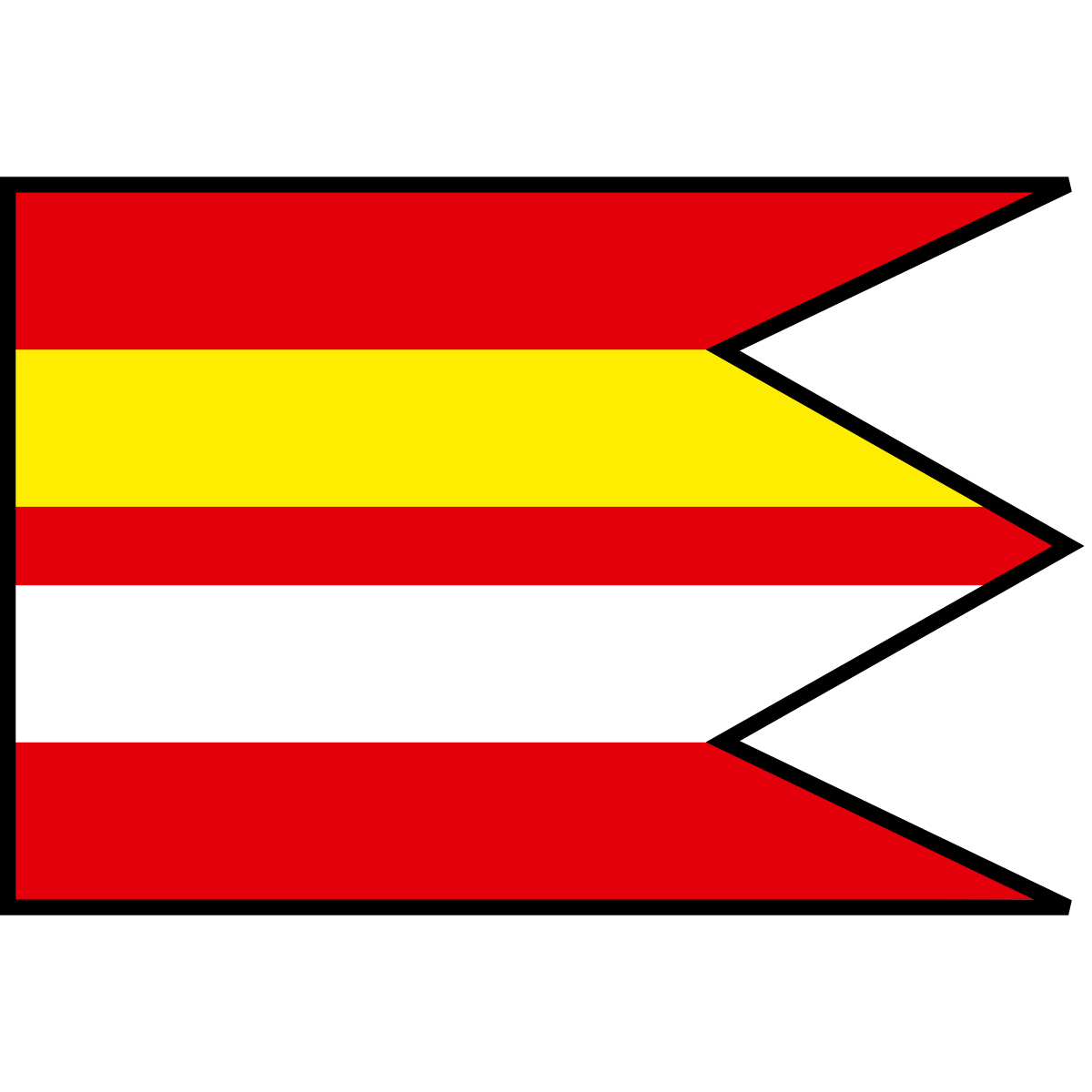 Flag of Vlkyňa, Region of Banská Bystrica