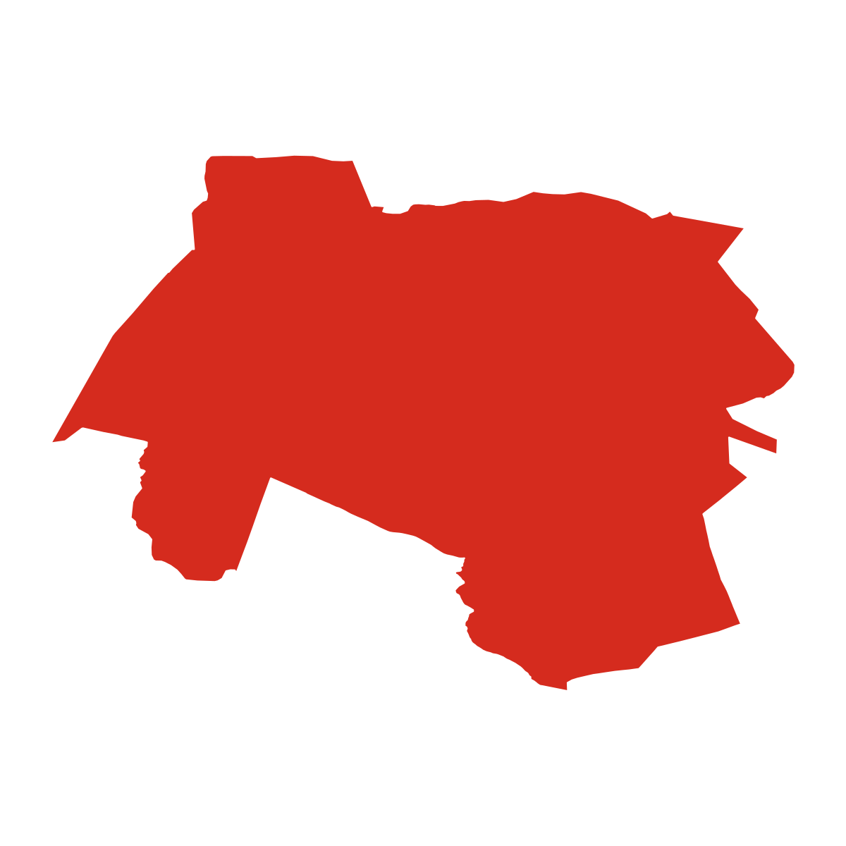 Voderady city boundary