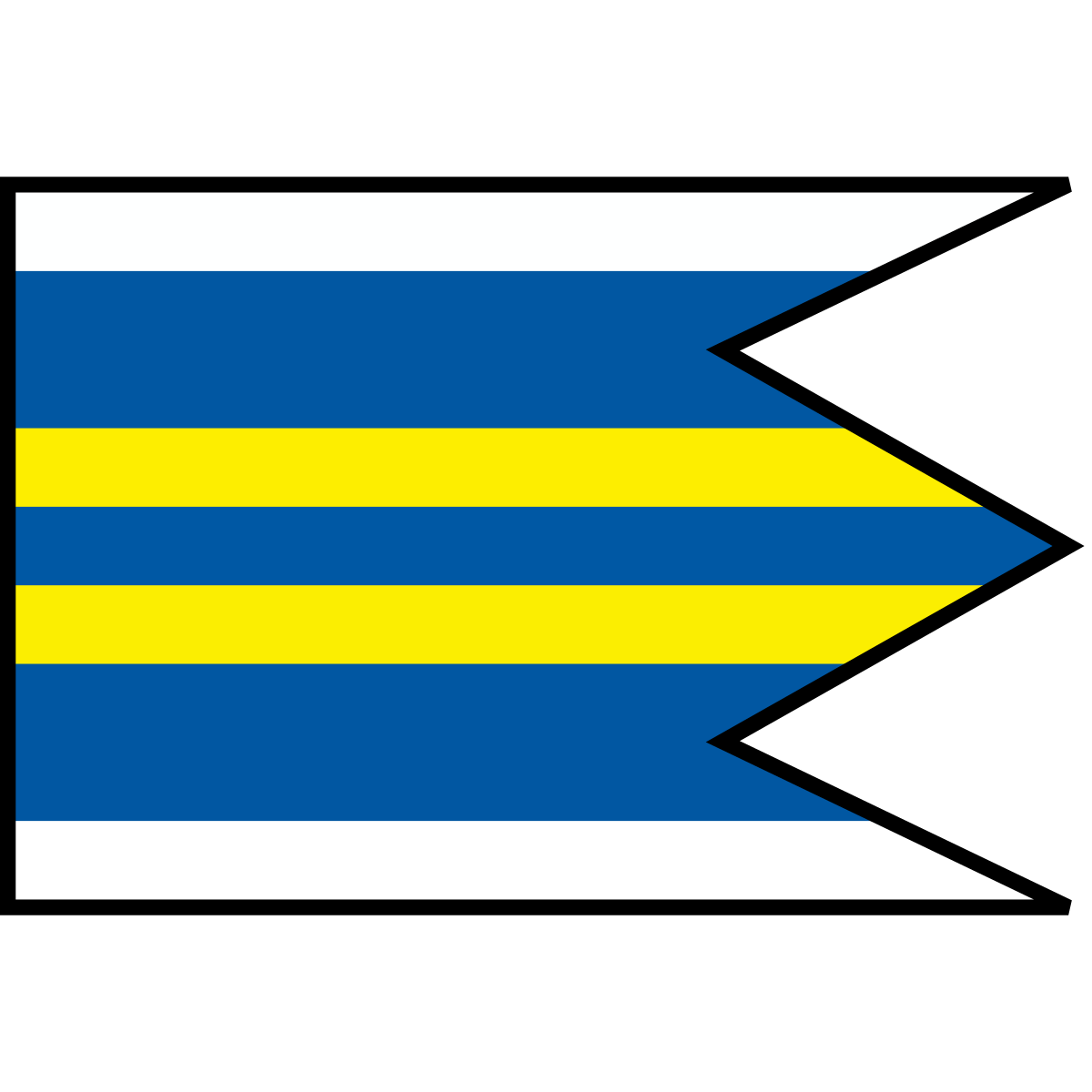 Flag of Voderady, Region of Trnava