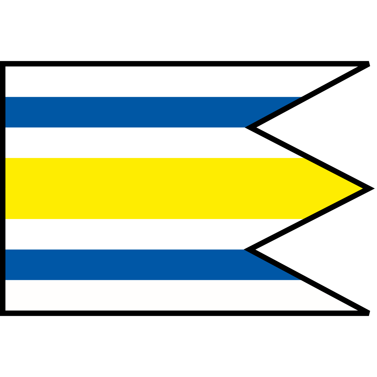 Flag of Vojka, Region of Košice
