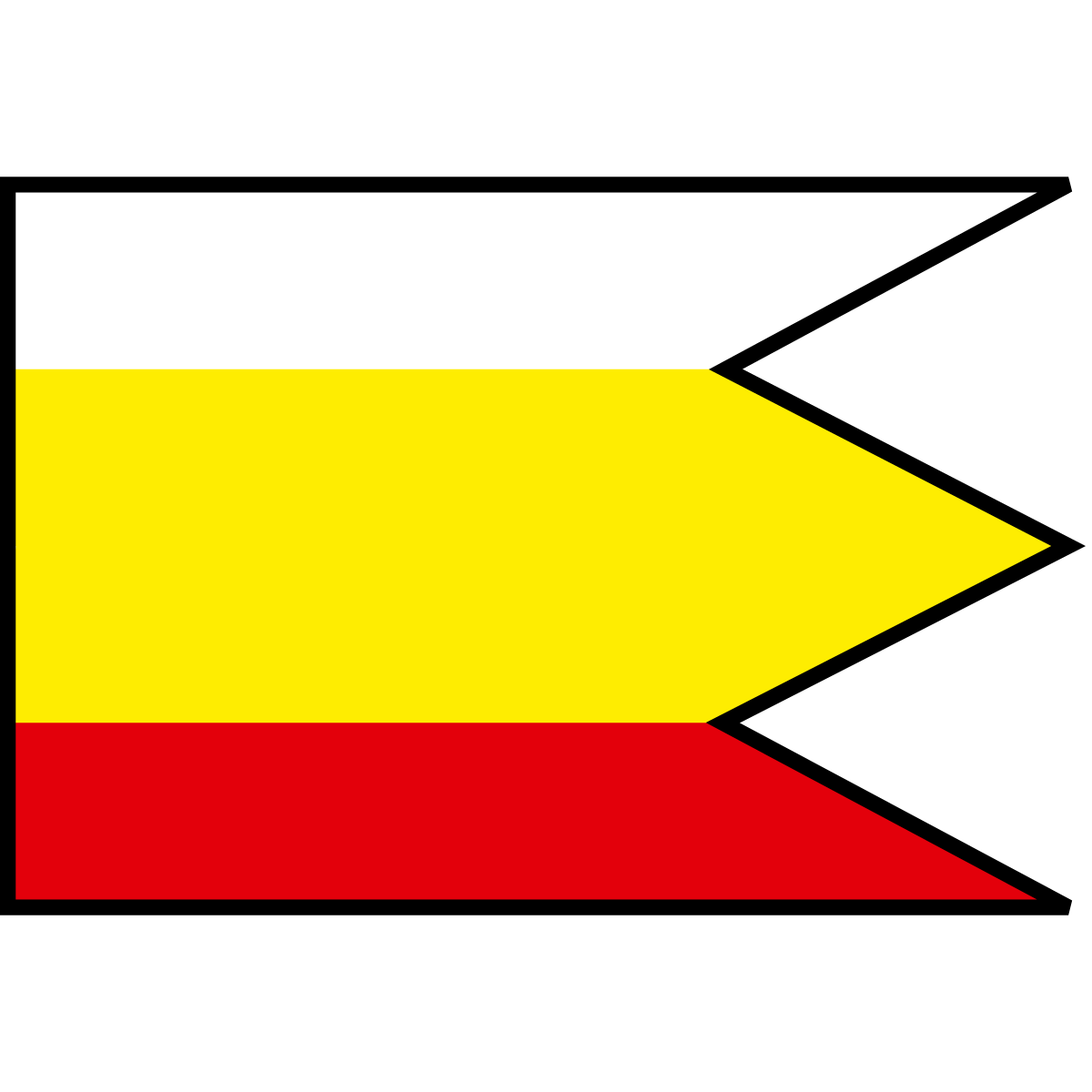 Flag of Vojkovce, Region of Košice