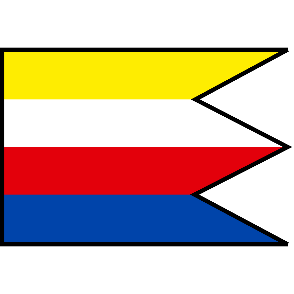 Flag of Vojňany, Region of Prešov